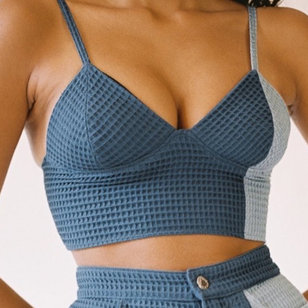 Designer Aniela Parys Dusty Pink Crop Top- Small
NWT